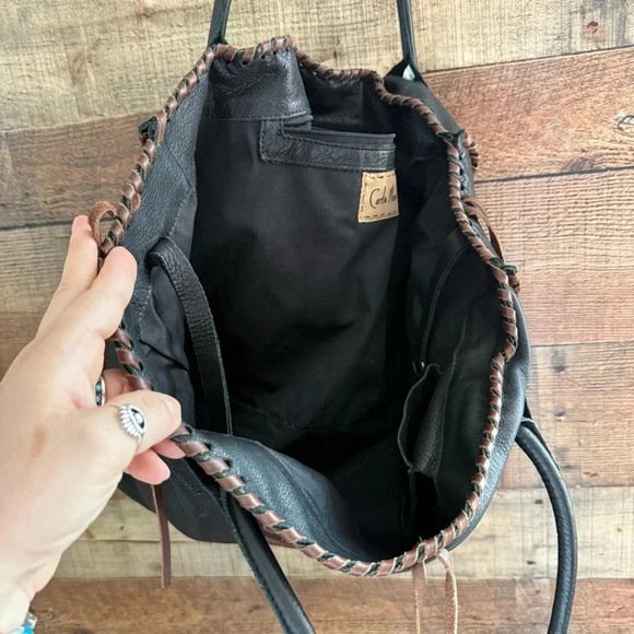 Vintage Carla Mancini Handmade Large Leather Tote - Picture 8 of 12